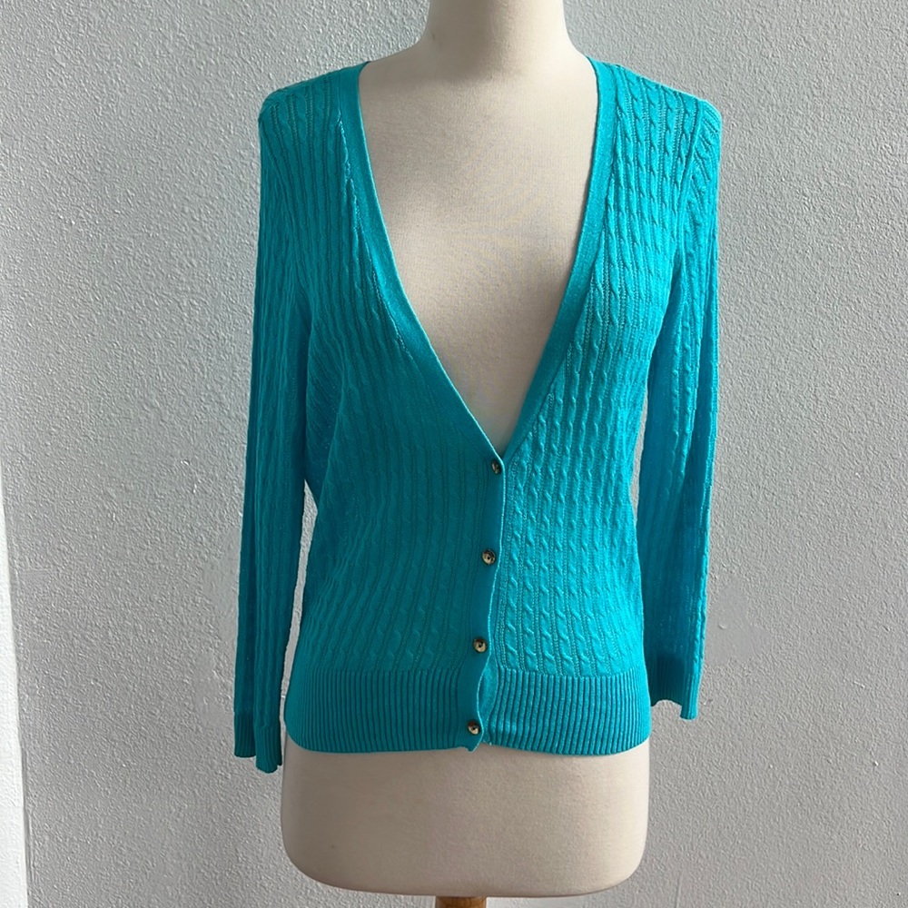 Lightweight Button Down Worthington Sweater  size L NWT